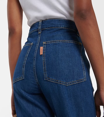Jeans acampanados en denim de tiro alto | Dodo Bar Or