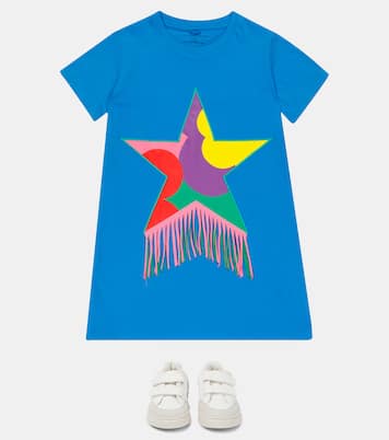 Robe brodée en coton | Stella McCartney Kids