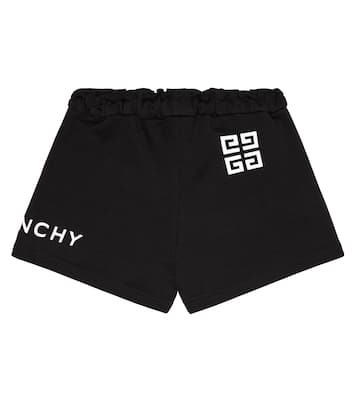 Shorts in misto cotone con logo | Givenchy Kids