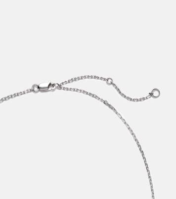 Collana in oro bianco con smeraldo e diamanti | Repossi