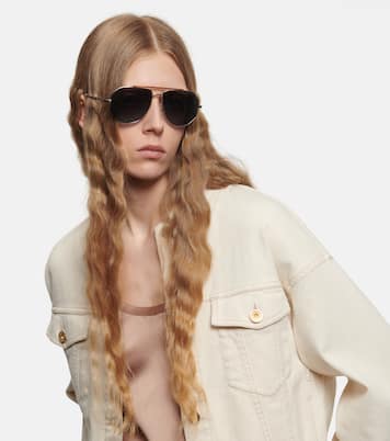 x Oliver Peoples - Occhiali da sole aviator Moraldo | Brunello Cucinelli