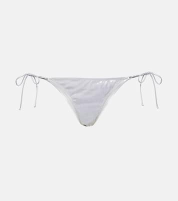 Slip bikini Love Triangle in lamé | Reina Olga