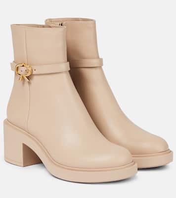 Ankle Boots Ribbon Dumont aus Leder | Gianvito Rossi