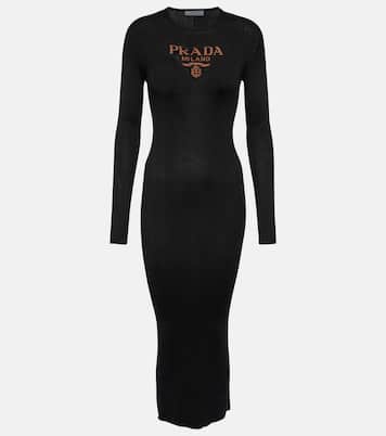 Midikleid aus Seide | Prada