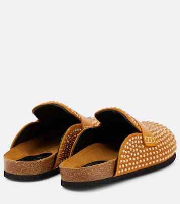 Verzierte Slippers aus Veloursleder | JW Anderson