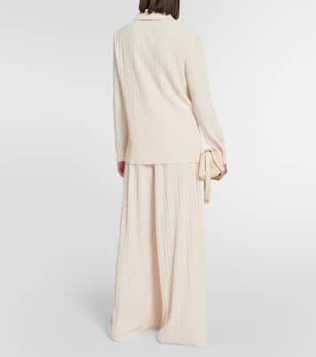 Camisa Paio de jersey plisado | Max Mara