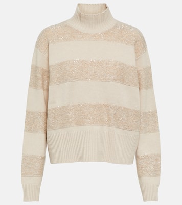 Pullover in lana, cashmere e seta | Brunello Cucinelli