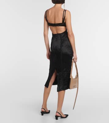 Midikleid aus Satin | Acne Studios