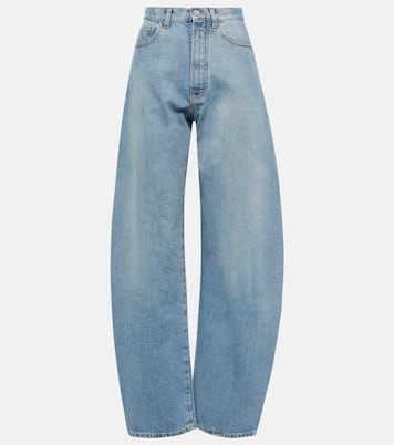 Jeans a gamba larga e vita alta | Alaïa