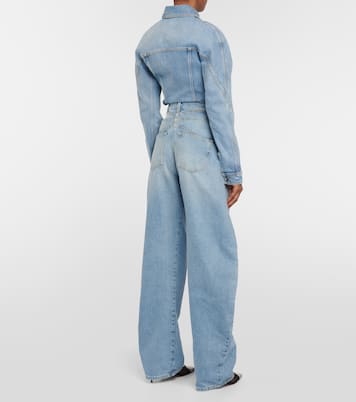 Jeans a gamba larga e vita alta | Alaïa