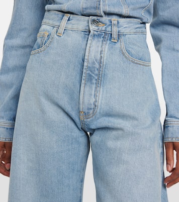 Jeans a gamba larga e vita alta | Alaïa