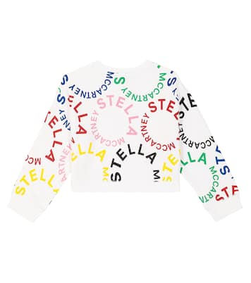 Sudadera en jersey de algodón con logo | Stella McCartney Kids