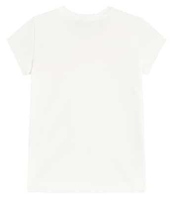 T-shirt en coton à fleurs | Monnalisa