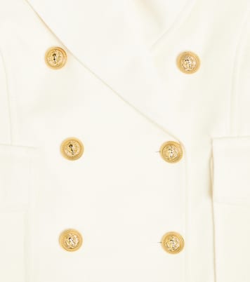 Cappotto in cotone e lana | Balmain Kids