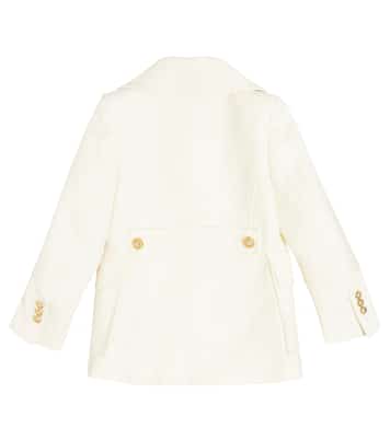 Cappotto in cotone e lana | Balmain Kids
