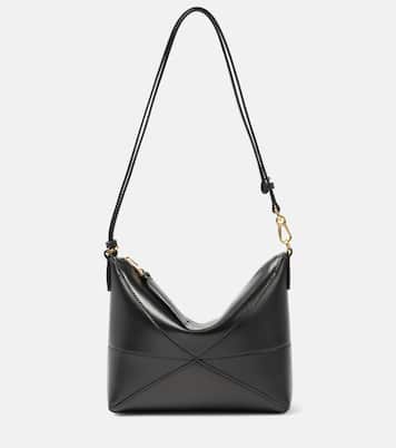 Schultertasche Puzzle Fold aus Leder | Loewe