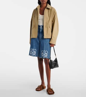 Schultertasche Puzzle Fold aus Leder | Loewe