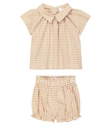Bébé – Set top et short Miki en coton | C'era Una Volta