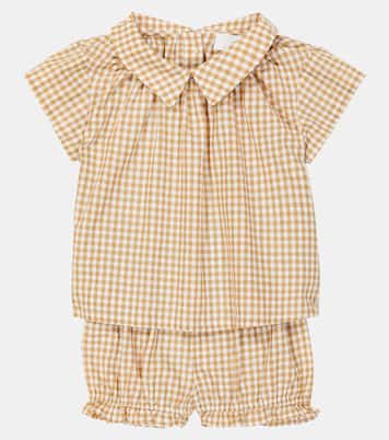 Bébé – Set top et short Miki en coton | C'era Una Volta