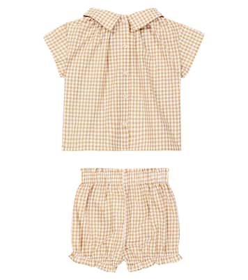 Bébé – Set top et short Miki en coton | C'era Una Volta
