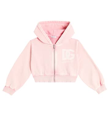 Sudadera con capucha de jersey de algodón | Dolce&Gabbana Kids
