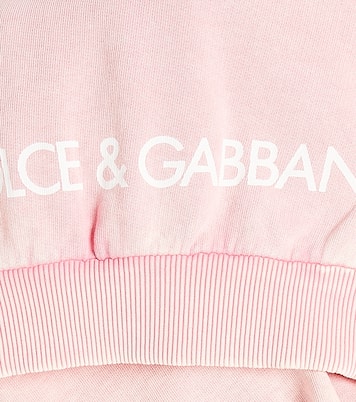 Sudadera con capucha de jersey de algodón | Dolce&Gabbana Kids