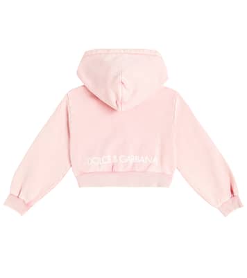 Sudadera con capucha de jersey de algodón | Dolce&Gabbana Kids