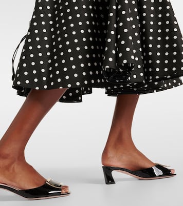 Trompette 45 patent leather mules | Roger Vivier