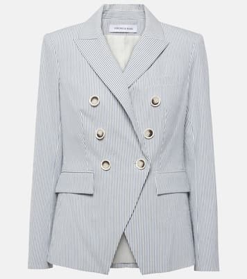 Blazer Miller in cotone a righe | Veronica Beard