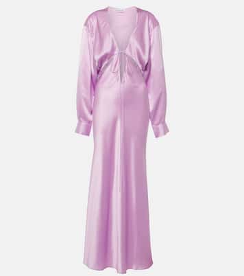 Triquetra silk satin maxi dress | Christopher Esber