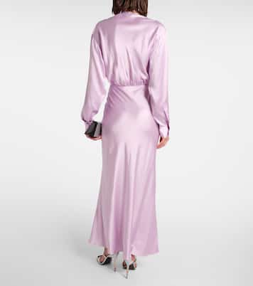 Triquetra silk satin maxi dress | Christopher Esber