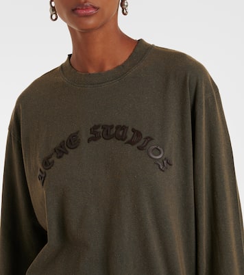 Top de jersey de algodón con logo | Acne Studios