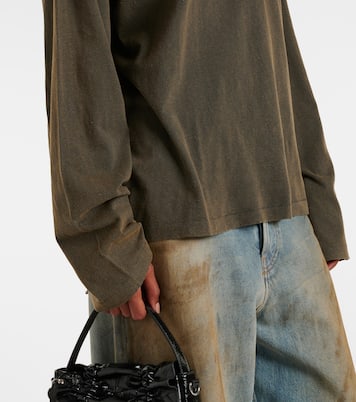 Top de jersey de algodón con logo | Acne Studios