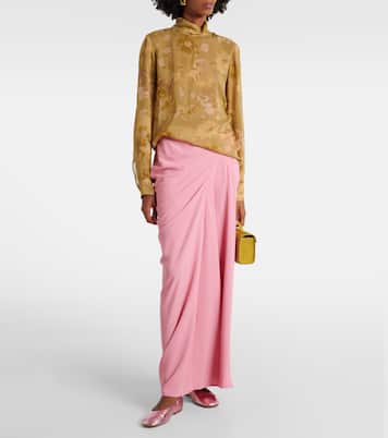 Ballerine in pelle metallizzata | Dries Van Noten