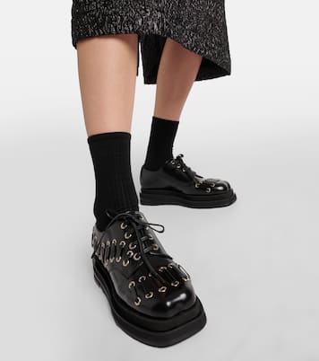 Stringate Heart Toe in pelle con platform | Simone Rocha