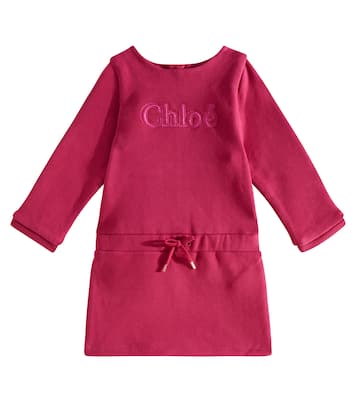 Bébé – Robe en coton à logo | Chloé Kids