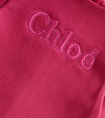 Bébé – Robe en coton à logo | Chloé Kids