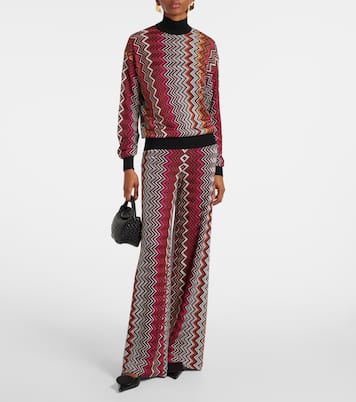 Weite Hose aus Strick | Missoni