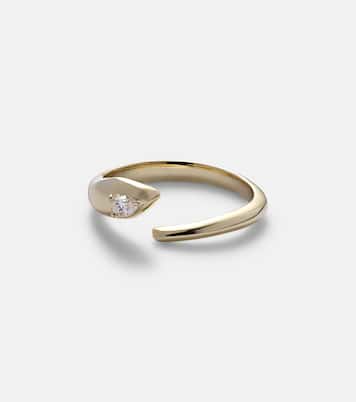 Bague Diana en or 14 ct et diamant | Stone and Strand