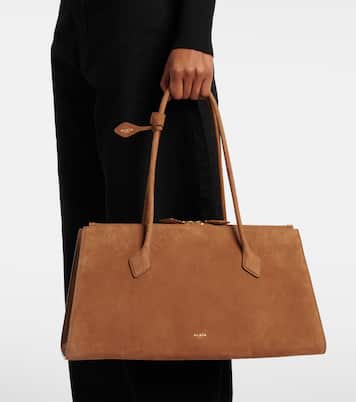 Borsa a spalla Le Teckel in suede | Alaïa
