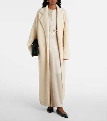 Ribbed-knit wool-blend coat | Toteme