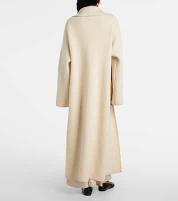Ribbed-knit wool-blend coat | Toteme