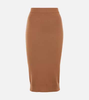 Bleistiftrock aus Strick | Saint Laurent