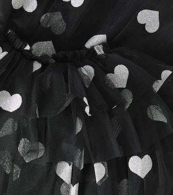Heart-printed tulle cape | Konges Sløjd