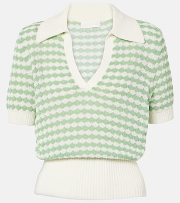 Polo Everley de punto de mezcla de algodón | Zimmermann