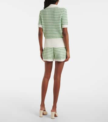 Polo Everley de punto de mezcla de algodón | Zimmermann