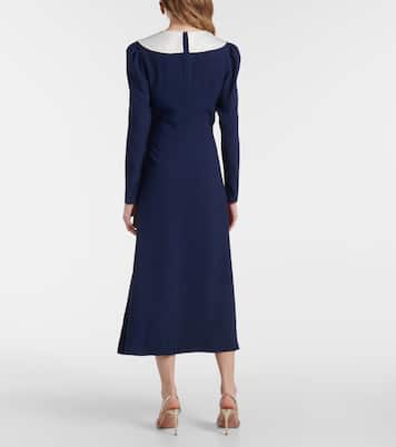 Abito midi Envers in raso | Alessandra Rich