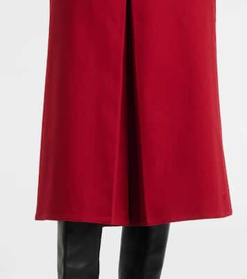 Renoir pleated cotton midi skirt | Max Mara