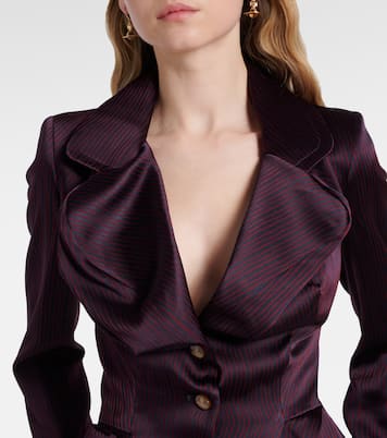 Blazer Orb en jacquard a rayas | Vivienne Westwood