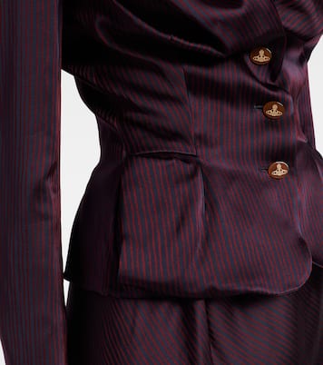 Blazer Orb en jacquard a rayas | Vivienne Westwood